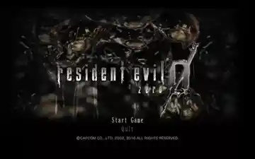 Resident Evil 0 HD Remaster (USA) screen shot title